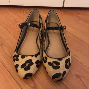 Torrid leopard with patent leather straps 10W